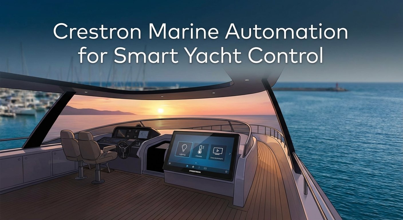 Crestron Marine Automation for Smart Yacht Control